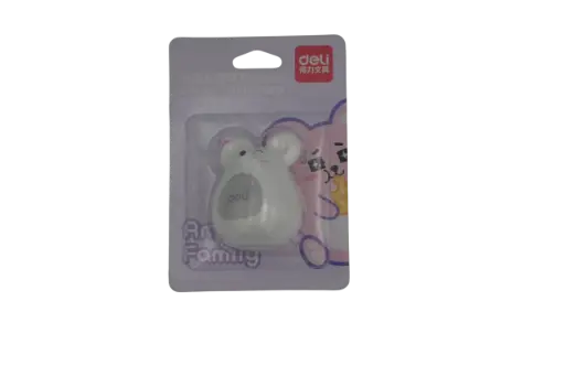 DELI PENCIL SHARPENER-ANIMAL FAMILY 1PC NO: 0569
