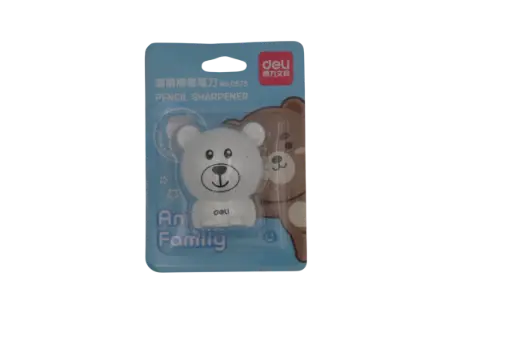 DELI PENCIL SHARPENER-ANIMAL FAMILY 1PC NO: 0573
