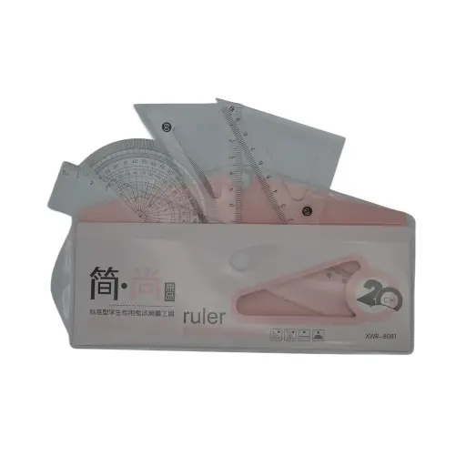 XIN WAN RUN RULER SET 20CM NO: XWR-8081/STS102