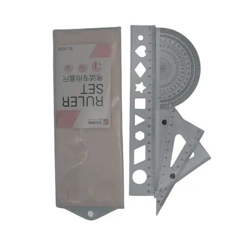 BEI CHEN RULER SET 20CM NO: BC-9209/STS106