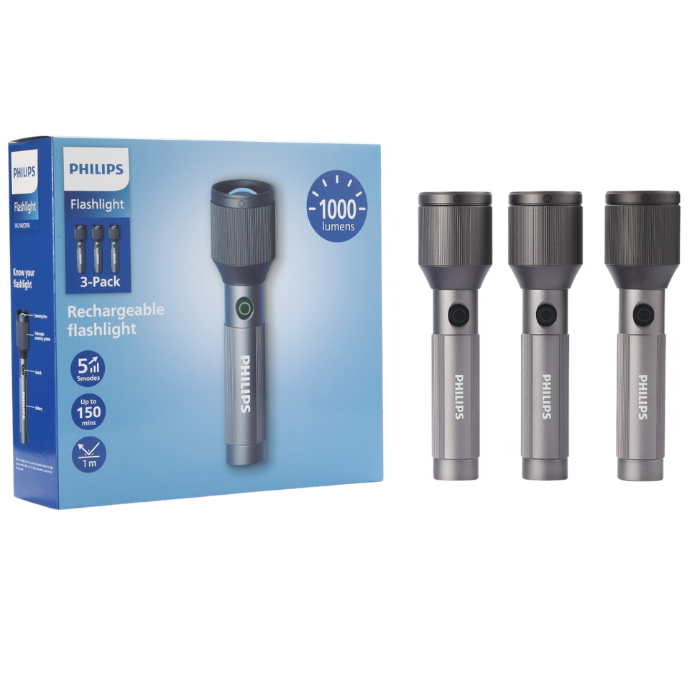 PHILIPS LED FLASH LIGHT 3-PACK SFL2142C3/56