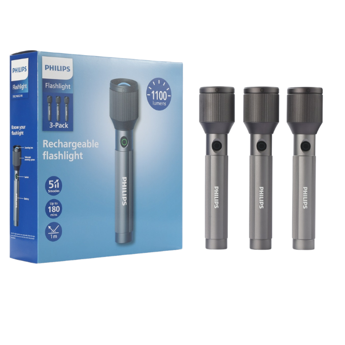 PHILIPS LED FLASH LIGHT 3-PACK SFL2143C3/56