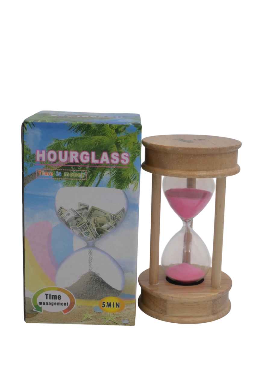 HOUR GLASS-TIME MACHINE 5MIN 11*6CM 1PC NO: 7227-10