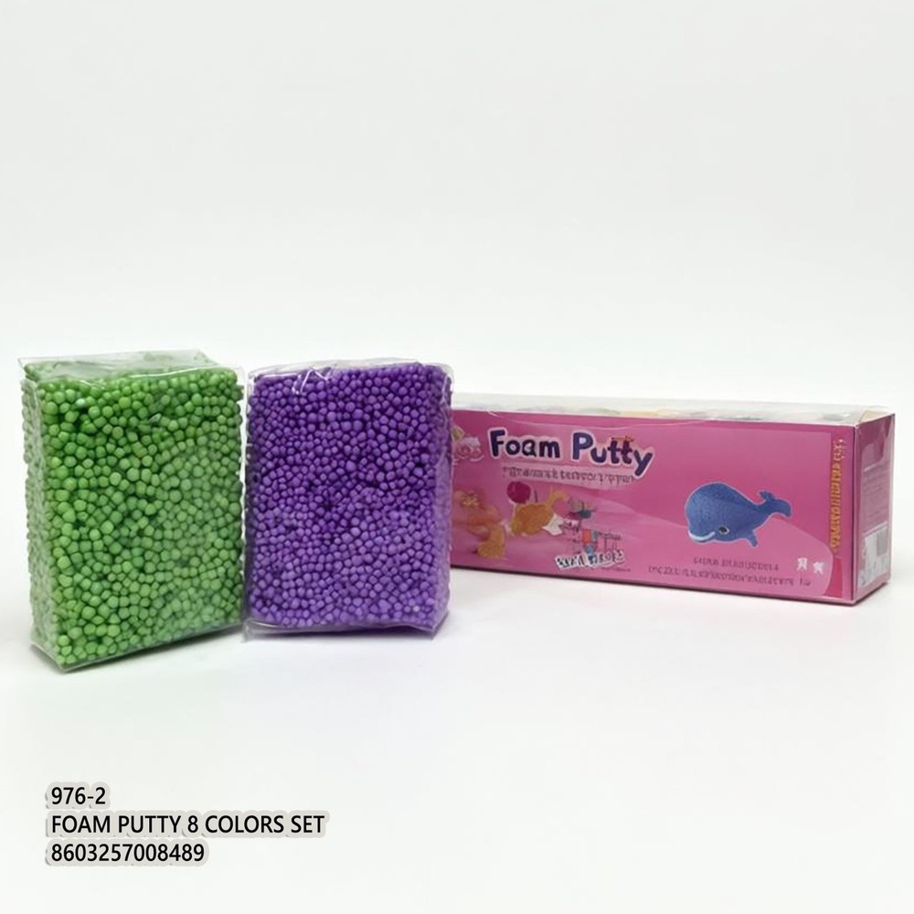 Foam Putty 8 Colors Set